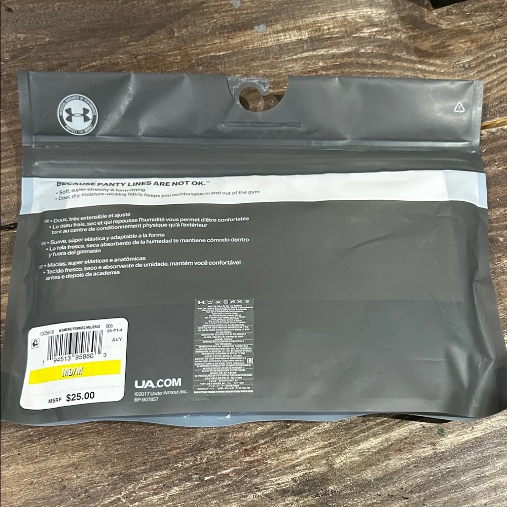 Under Armour UA Pure Stretch Hipster Pack - Black, Beige, Blue - Picture 2 of 5